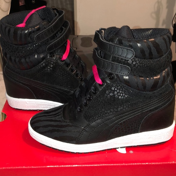 puma sky wedge sneakers